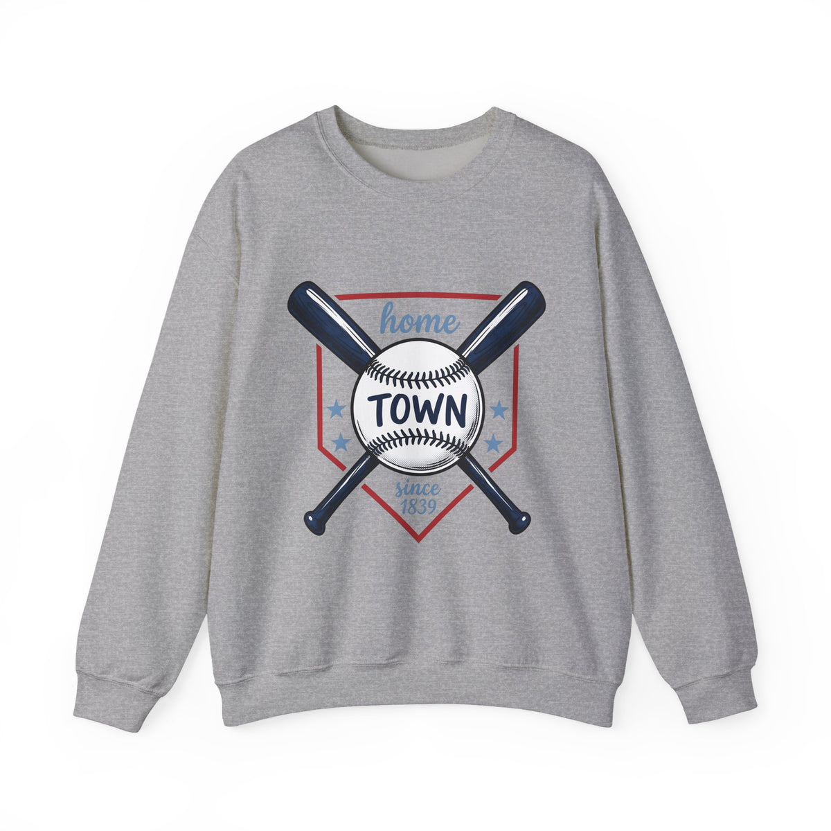 Baseball Graphic Sweatshirt America/4th Of July Sports Gift Women Vintage Sweatshirt Baseball Sweatshirt Patriot Fan Distressed Sweatshirt Athletic Graphic