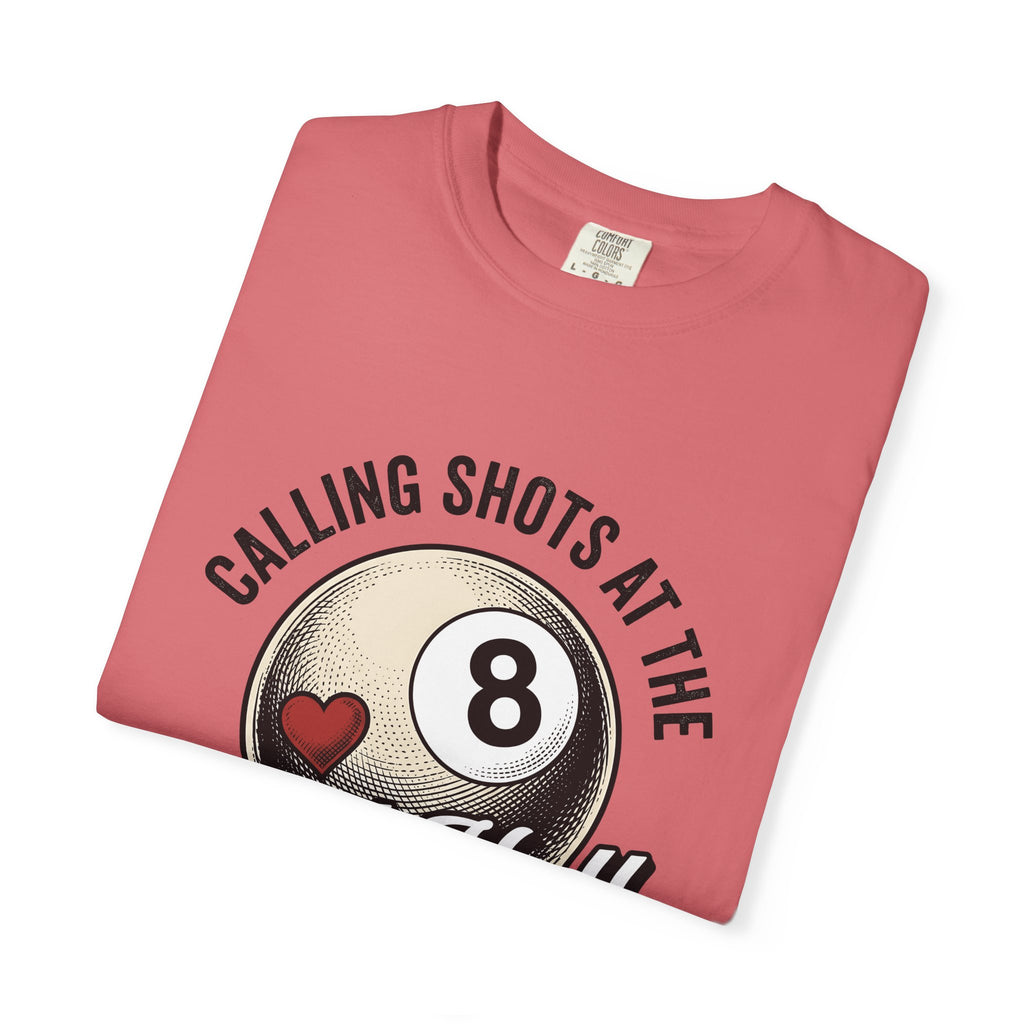 Billiard Ball Billiards Lounge Gift Retro Pool Ball Billiard Fan Vintage Bar Classic Heart T-Shirt
