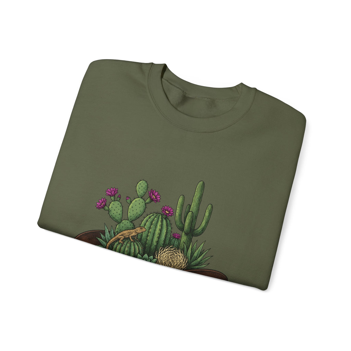 Western Hat Cactus Sweatshirt Cowgirl Cowboy Gift Women Rustic Sweatshirt Saguaro Sweatshirt Rodeo Fan Country Sweatshirt Cowboy Graphic Retro Reptile Sweatshirt