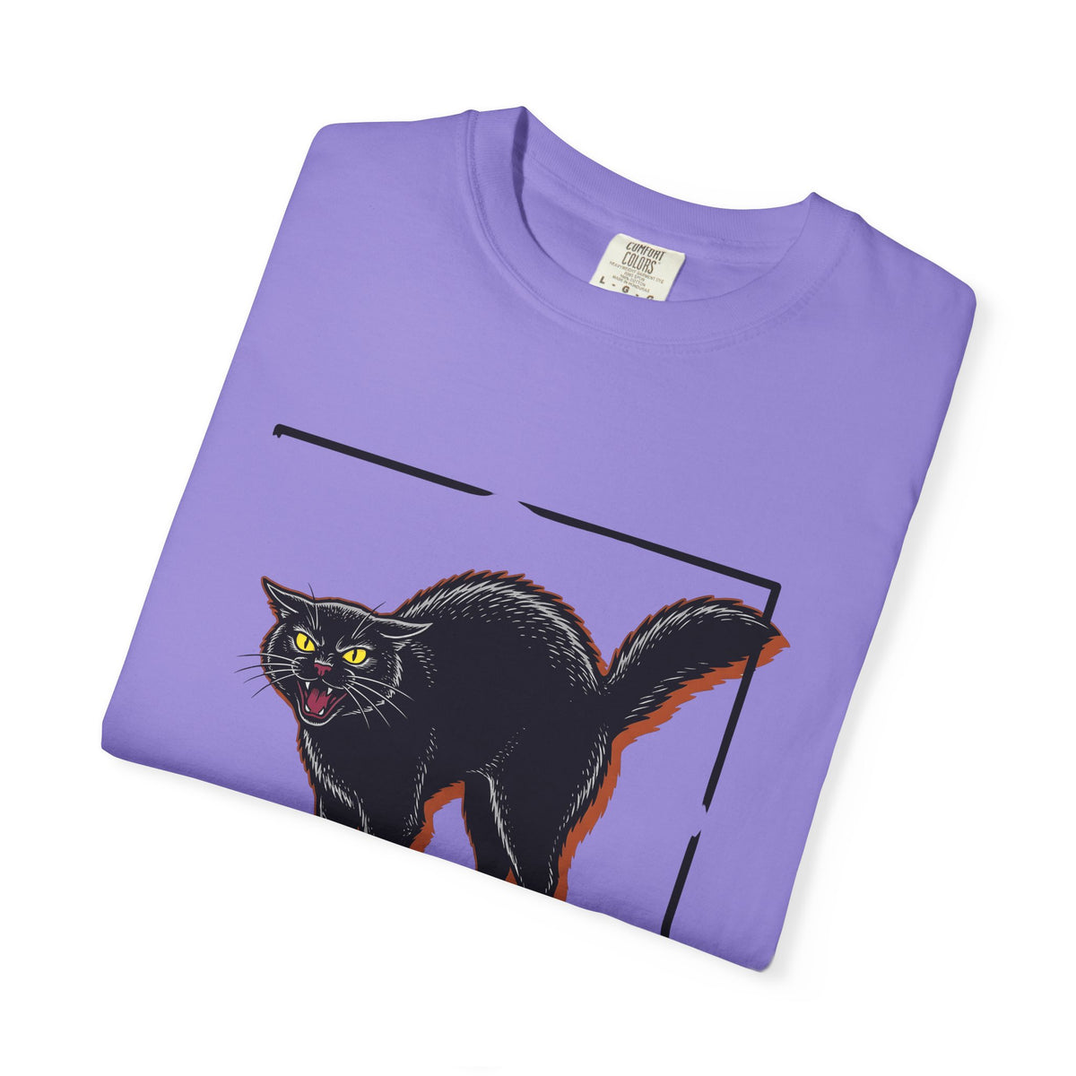 Ebony Cat Cat Event Gift Clean Black Cat Feline Fan Minimalist Party Aged Shining T-Shirt
