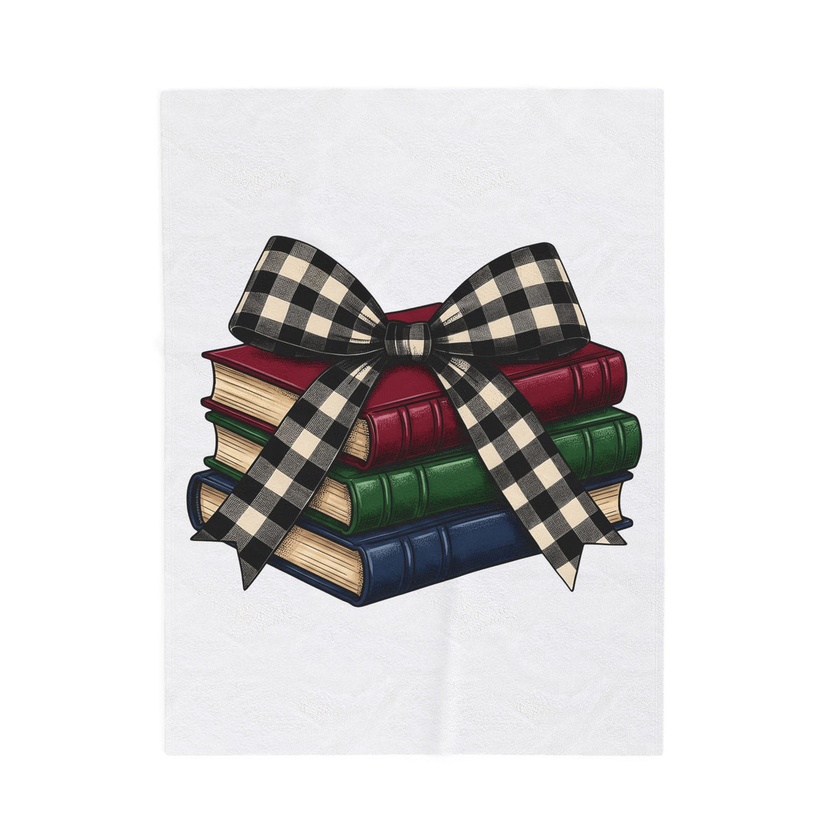 Stacked Textbooks Blanket Teachers Education Gift Women Rustic Blanket Stacks Blanket Educator Enthusiast Vintage Blanket Learning Graphic Outline