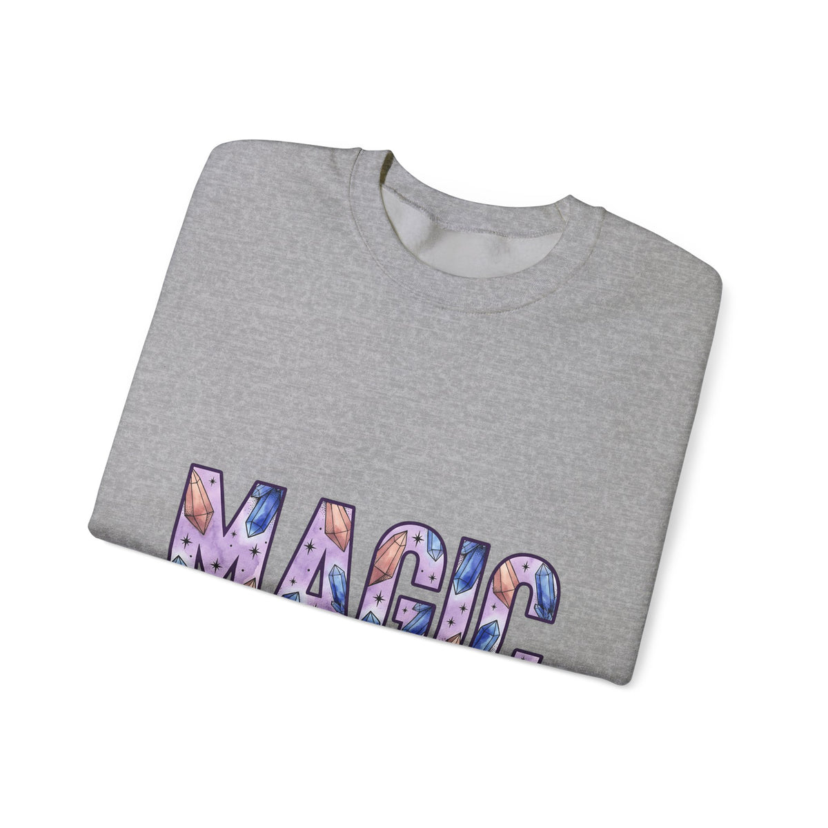 Gemstone Illustration Sweatshirt Moms Metaphysical Gift Women Hippie Sweatshirt Crystal Sweatshirt Mother Enthusiast Spiritual Sweatshirt Esoteric Graphic