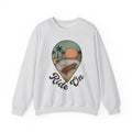 Longboard Design Sweatshirt Skateboarding Seaside Gift Women Classic Sweatshirt Longboarding Sweatshirt Skater Enthusiast Retro Sweatshirt Coastal Graphic Old