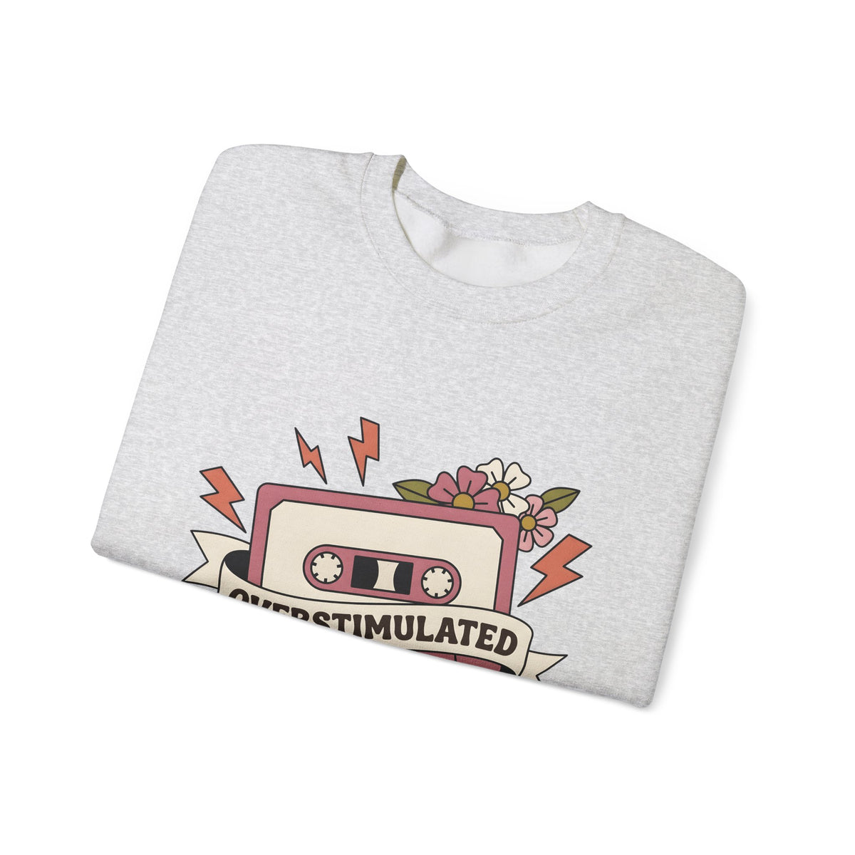 Cassette Tape Sweatshirt Mom Music Gift Women Boho Sweatshirt Mix Tape Sweatshirt Mother Fan Vintage Sweatshirt Music Graphic Retro Flowers Sweatshirt