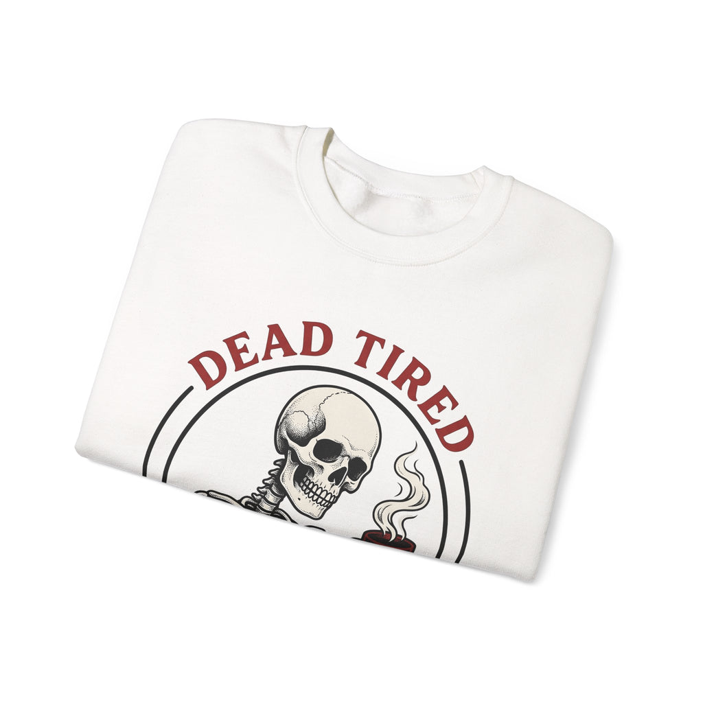 Skeleton Coffee Halloween Coffee Gift Tattoo Skull Coffee Horror Fan Traditional Caffeine Vintage Sweatshirt