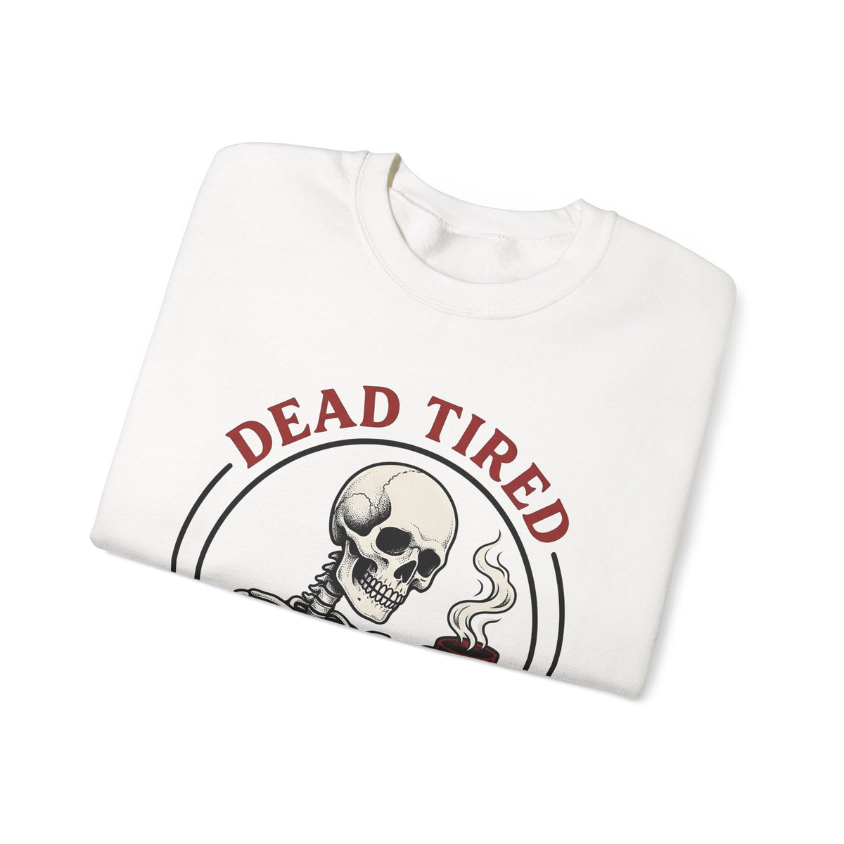 Skeleton Coffee Halloween Coffee Gift Tattoo Skull Coffee Horror Fan Traditional Caffeine Vintage Sweatshirt