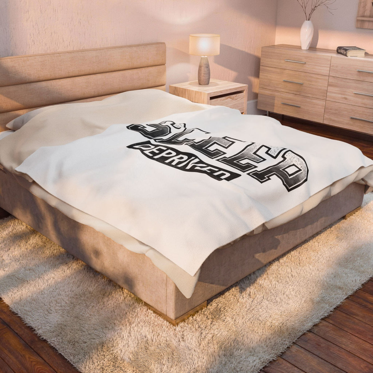 Varsity Lettering Blanket Moms Caregiver Gift Women Thick Blanket Letterman Blanket Motherhood Enthusiast Bold Blanket Nanny Graphic Throwback