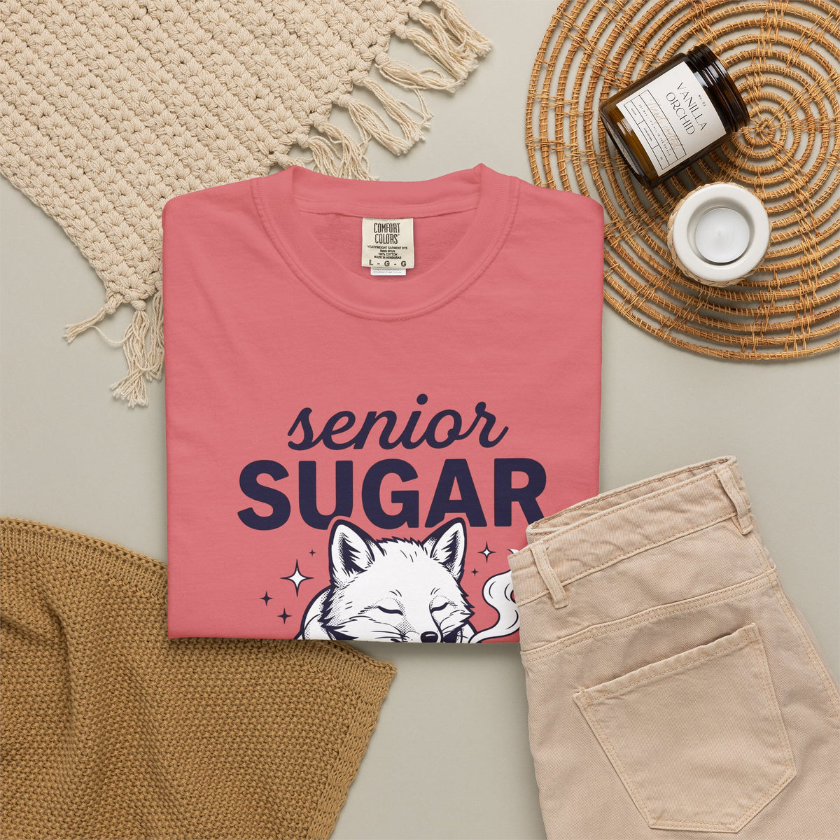 Fox T-Shirt T-Shirt Easter Animal Gift Women Hand Drawn T-Shirt T-Shirt T-Shirt Easter Fan Coffee T-Shirt T-Shirt Creature Graphic Vintage Marshmallow Bunny