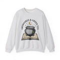 Witch Cauldron Sweatshirt Boho Chic Witchcraft Gift Women Vintage Sweatshirt Cauldron Sweatshirt Bohemian Enthusiast Retro Sweatshirt Occult Graphic Hand Drawn