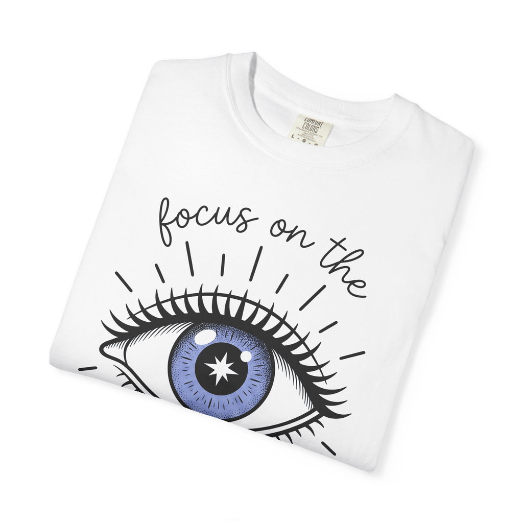 Enchanted Eye T-Shirt Boho Chic Mindfulness Gift Women Cartoon T-Shirt Mystic T-Shirt Hippie Fan Comix T-Shirt Meditation Graphic Sleek Glow T-Shirt