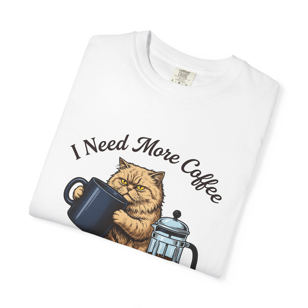 Cranky Cat T-Shirt Cat Latte Gift Women Old School T-Shirt Grumpy Cat T-Shirt Cat Fan Feline T-Shirt Coffee Graphic Doodle T-Shirt T-Shirt