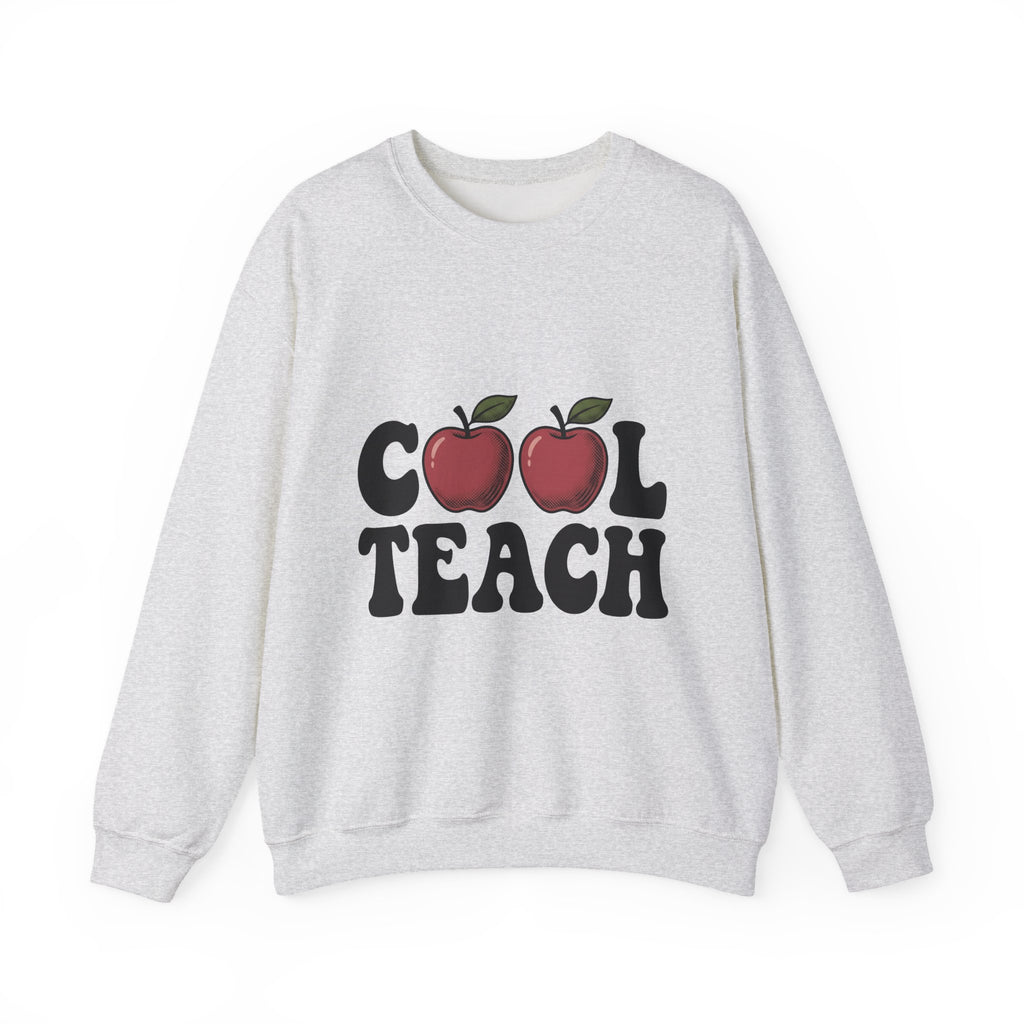 Apple Illustration Sweatshirt Teacher Gratitude Gift Women Retro Sweatshirt Fruit Sweatshirt Educator Enthusiast Vintage Sweatshirt Appreciation Graphic