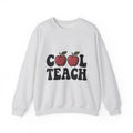 Apple Illustration Sweatshirt Teacher Gratitude Gift Women Retro Sweatshirt Fruit Sweatshirt Educator Enthusiast Vintage Sweatshirt Appreciation Graphic