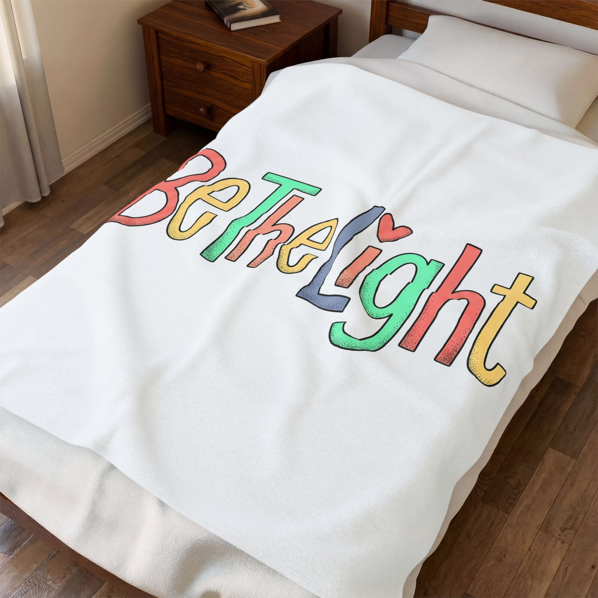 Colorful Font Blanket Nurses Uplift Gift Women Cartoon Blanket Typography Blanket Educator Enthusiast Comic Blanket Inspirational Graphic Nostalgic