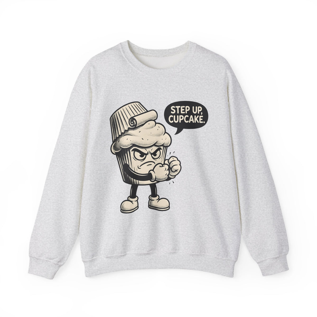 Cake Character Sweatshirt Desserts Satire Gift Women Anime Sweatshirt Pastry Sweatshirt Dessert Fan Manga Sweatshirt Parody Graphic Hand Drawn Speech Cloud