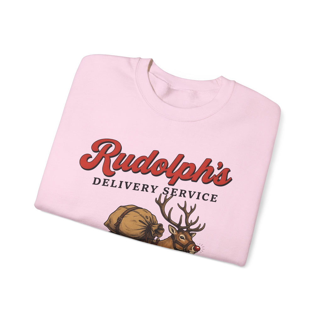 Deer Illustration Sweatshirt Christmas Celebration Gift Women Retro Sweatshirt Fawn Sweatshirt Noel Fan Vintage Sweatshirt Party Graphic Sketch Present Sweatshirt