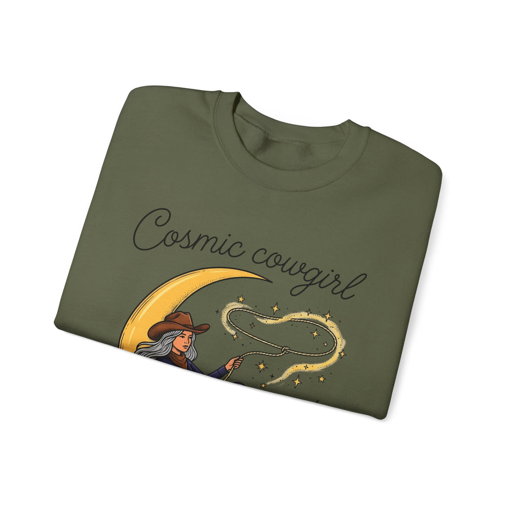 Cowgirl Moon Sweatshirt Cowgirl Cowboy Gift Women Tribal Sweatshirt Moonlight Sweatshirt Rodeo Fan Western Sweatshirt Cowboy Graphic Rustic Shining Stars