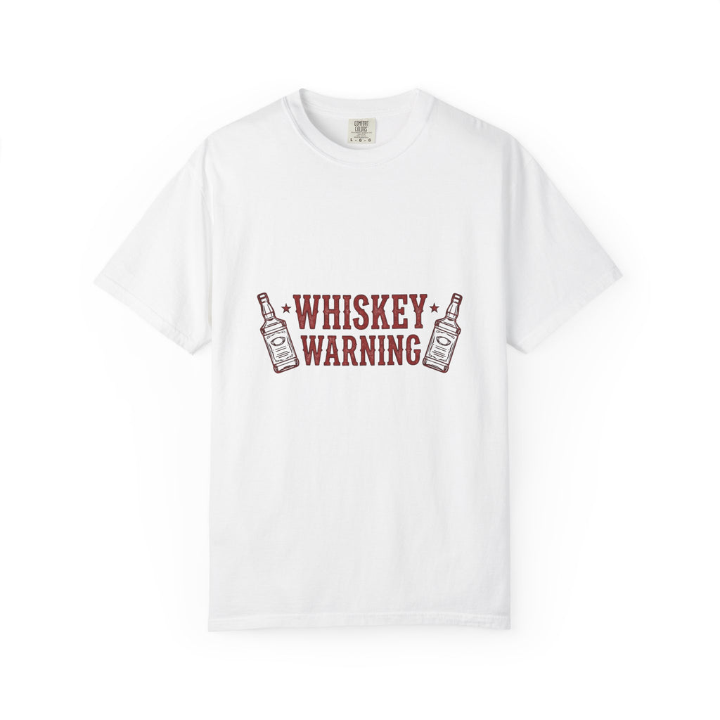 Bourbon Bottle Cowgirl Alcohol Gift Weathered Whiskey Bottle Rodeo Fan Distressed Liquor Old T-Shirt
