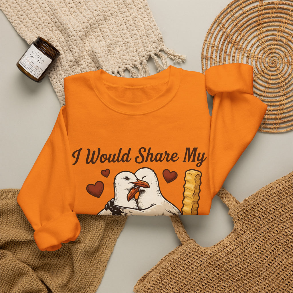 Seagull Couple Sweatshirt St. Valentine's Day Humor Gift Women Vintage Sweatshirt Gull Sweatshirt Valentine Fan Retro Sweatshirt Funny Graphic Hand Drawn