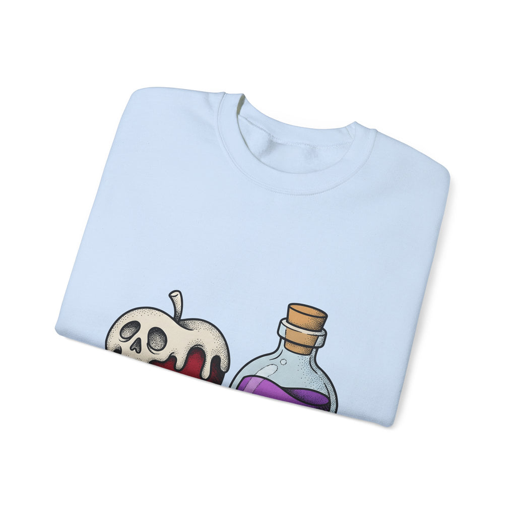 Deadly Fruit Elixir Sweatshirt Halloween Halloween Gift Women Cartoon Sweatshirt Poison Drink Sweatshirt Halloween Fan Comic Sweatshirt Spooky Graphic Hand