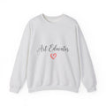 Love Icon Sweatshirt Teachers Gratitude Gift Women Calligraphy Sweatshirt Heart Sweatshirt