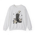 Leather Boot Sweatshirt Cowgirl Ranch Gift Women Neo Tattoo Sweatshirt Boot T-Sh