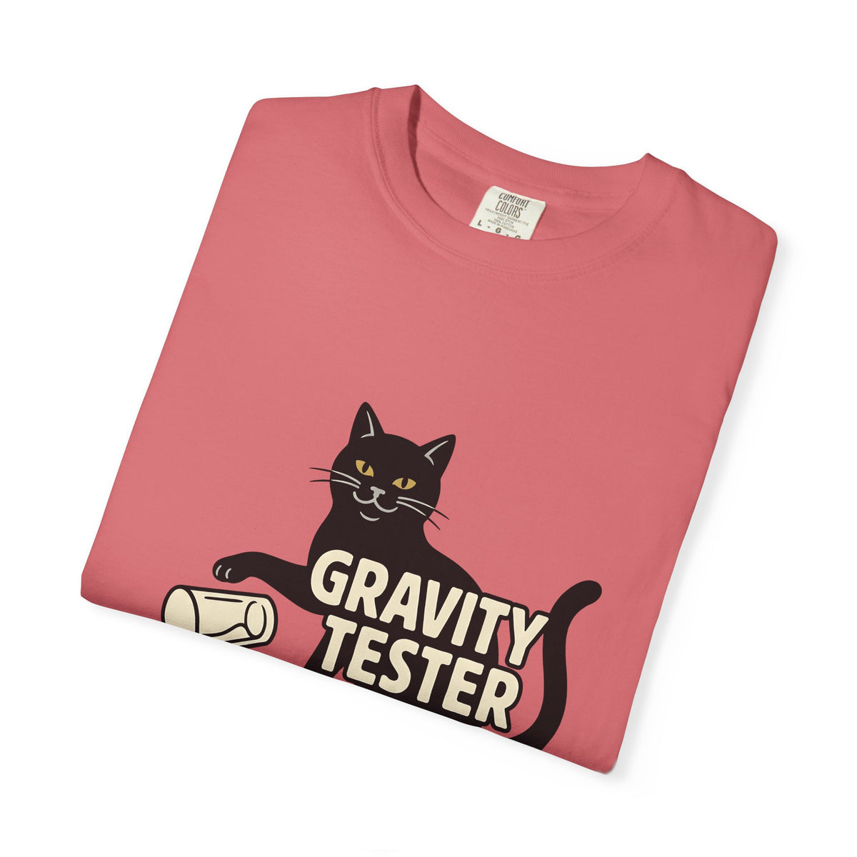 Black Cat Cat Humor Gift Cartoon Kitty Feline Fan Comic Retro Spilled Glass T-Shirt
