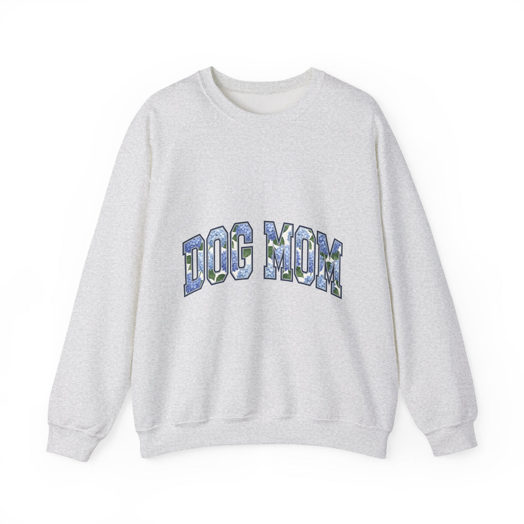 Blossom Varsity Font Sweatshirt Dog Mom Puppy Gift Women Heavy Sweatshirt Flower Sweatshirt Dog Mom Fan Bold Sweatshirt Puppy Graphic Rustic Bloom Sweatshirt