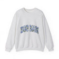 Blossom Varsity Font Sweatshirt Dog Mom Puppy Gift Women Heavy Sweatshirt Flower Sweatshirt Dog Mom Fan Bold Sweatshirt Puppy Graphic Rustic Bloom Sweatshirt