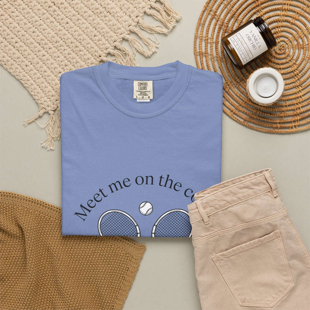 Tennis Rackets T-Shirt Tennis Game Gift Women Drawing T-Shirt Racket T-Shirt Tennis Fan Illustration T-Shirt Sport Graphic Flat Tennis Ball T-Shirt