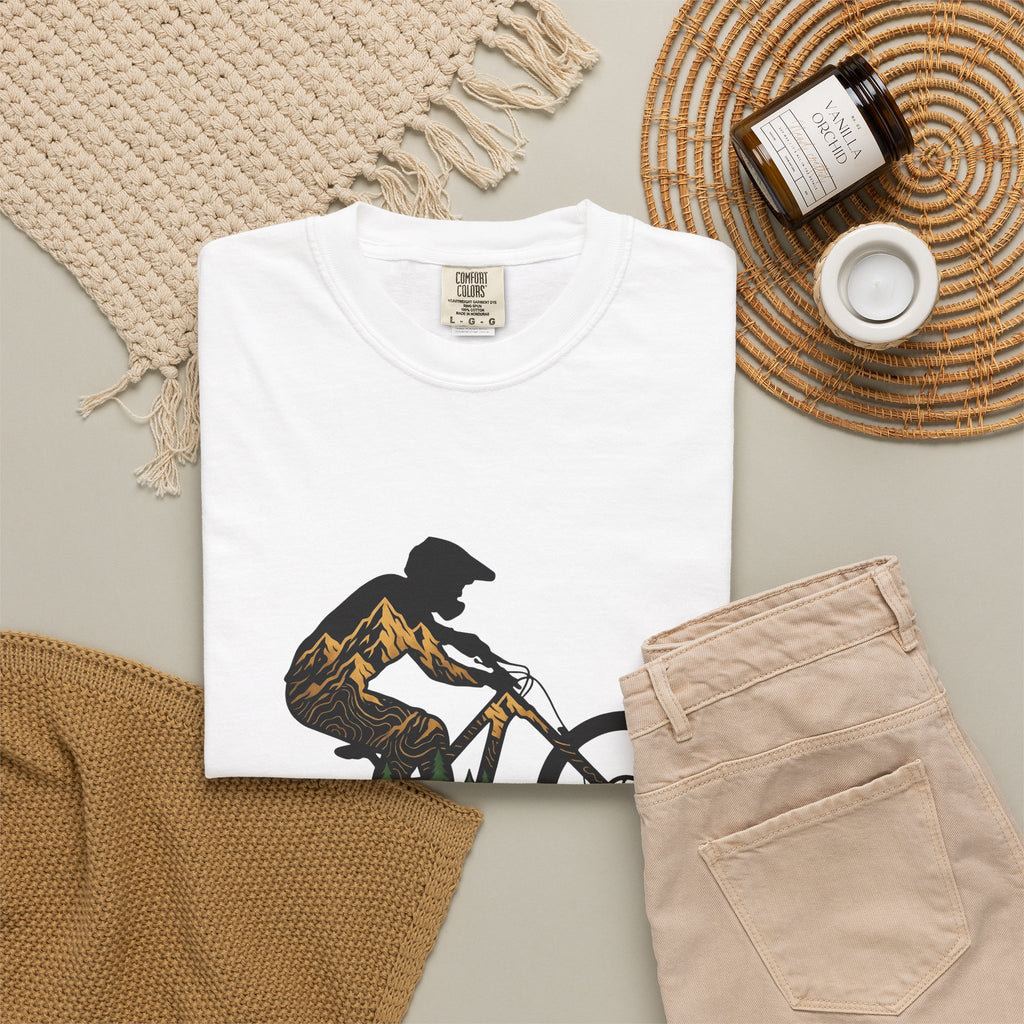 Bike Rider T-Shirt Sports & Activities Camping Gift Women Exploration T-Shirt Cyclist T-Shirt Athlete Enthusiast Abstract T-Shirt Outdoor Graphic