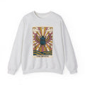 Beetle Sweatshirt Boho Chic Esoteric Gift Women Divination Card Sweatshirt Bug Sweatshirt Bohemian Fan Tarot Sweatshirt Mystical Graphic Hand Drawn Crescent