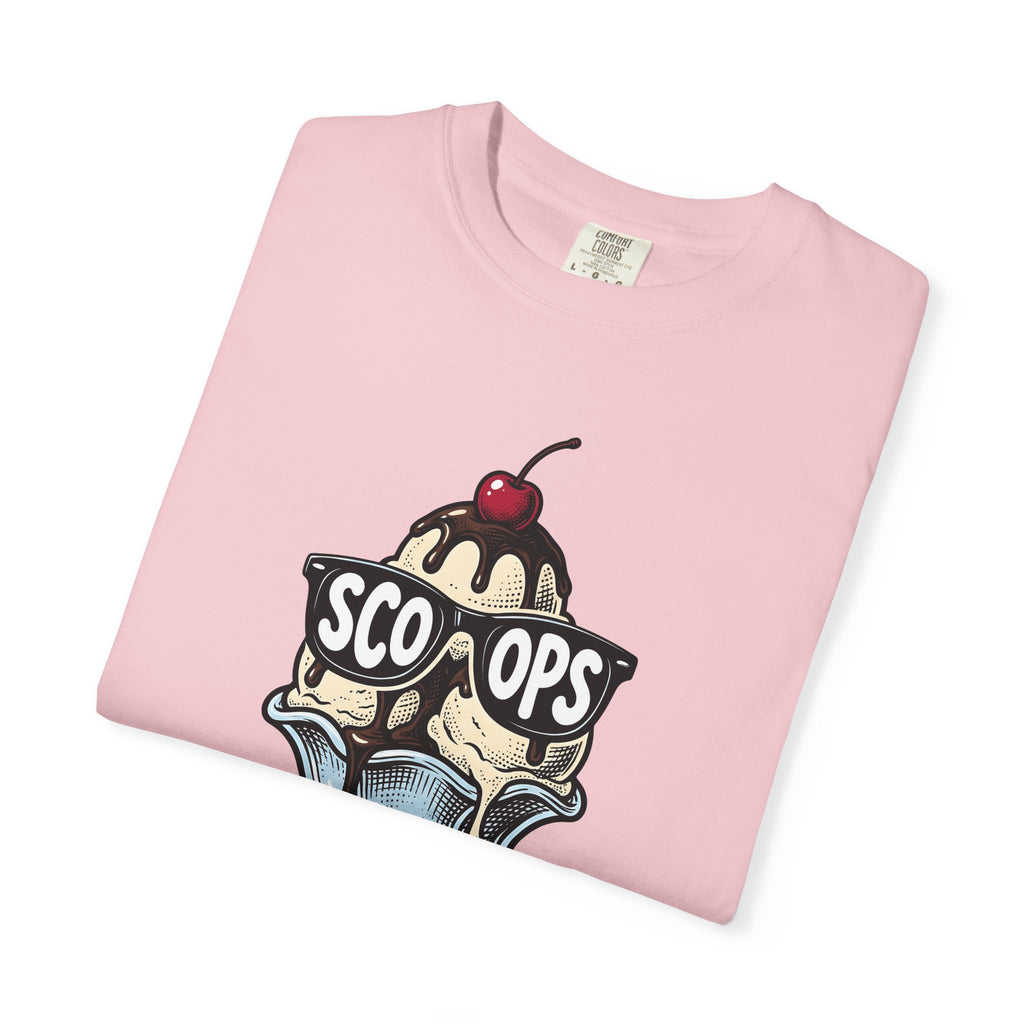 Ice Cream Cone T-Shirt Desserts Cuisine Gift Women Comic T-Shirt Ice Cream T-Shirt Sweets Fan Cartoon T-Shirt Food Graphic Vintage Shades T-Shirt
