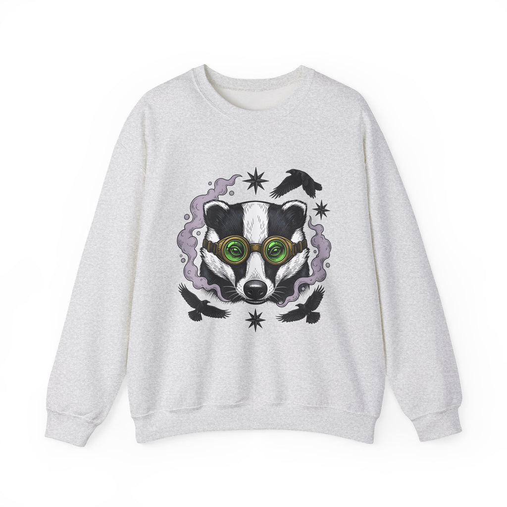 Badger Eyewear Halloween Creatures Gift Mysterious Glasses Horror Fan Spectacles Creature Classic Sweatshirt