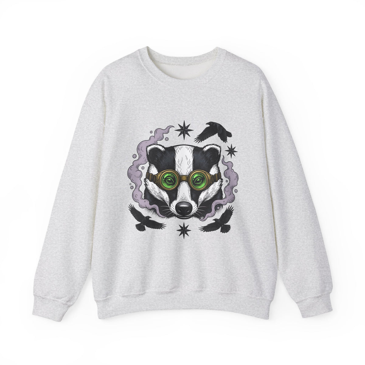 Badger Eyewear Halloween Creatures Gift Mysterious Glasses Horror Fan Spectacles Creature Classic Sweatshirt