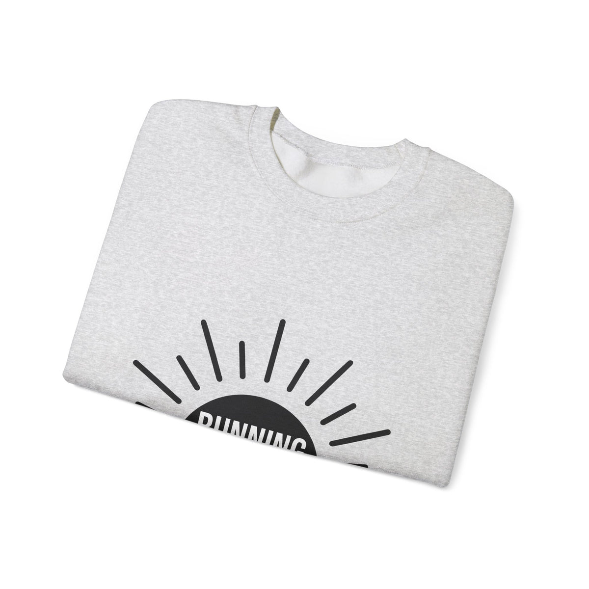 Dawn Illustration Sweatshirt Running Exercise Gift Women Basic Sweatshirt Morning Sweatshirt Runner Enthusiast Simple Sweatshirt Fitness Graphic Trendy