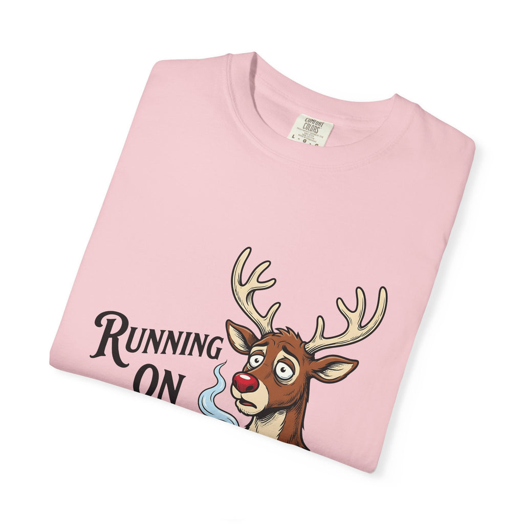 Reindeer Coffee Christmas Humor Gift Cartoon Coffee Xmas Fan Funny Vintage Mug T-Shirt