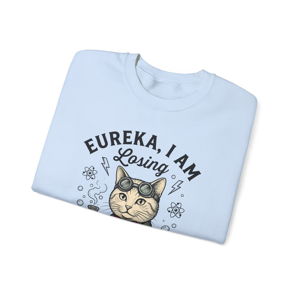 Scientist Cat Sweatshirt Cat Science Gift Women Vintage Sweatshirt Feline Sweatshirt Cat Fan Retro Sweatshirt Scientific Graphic Hand Drawn Beaker Sweatshirt