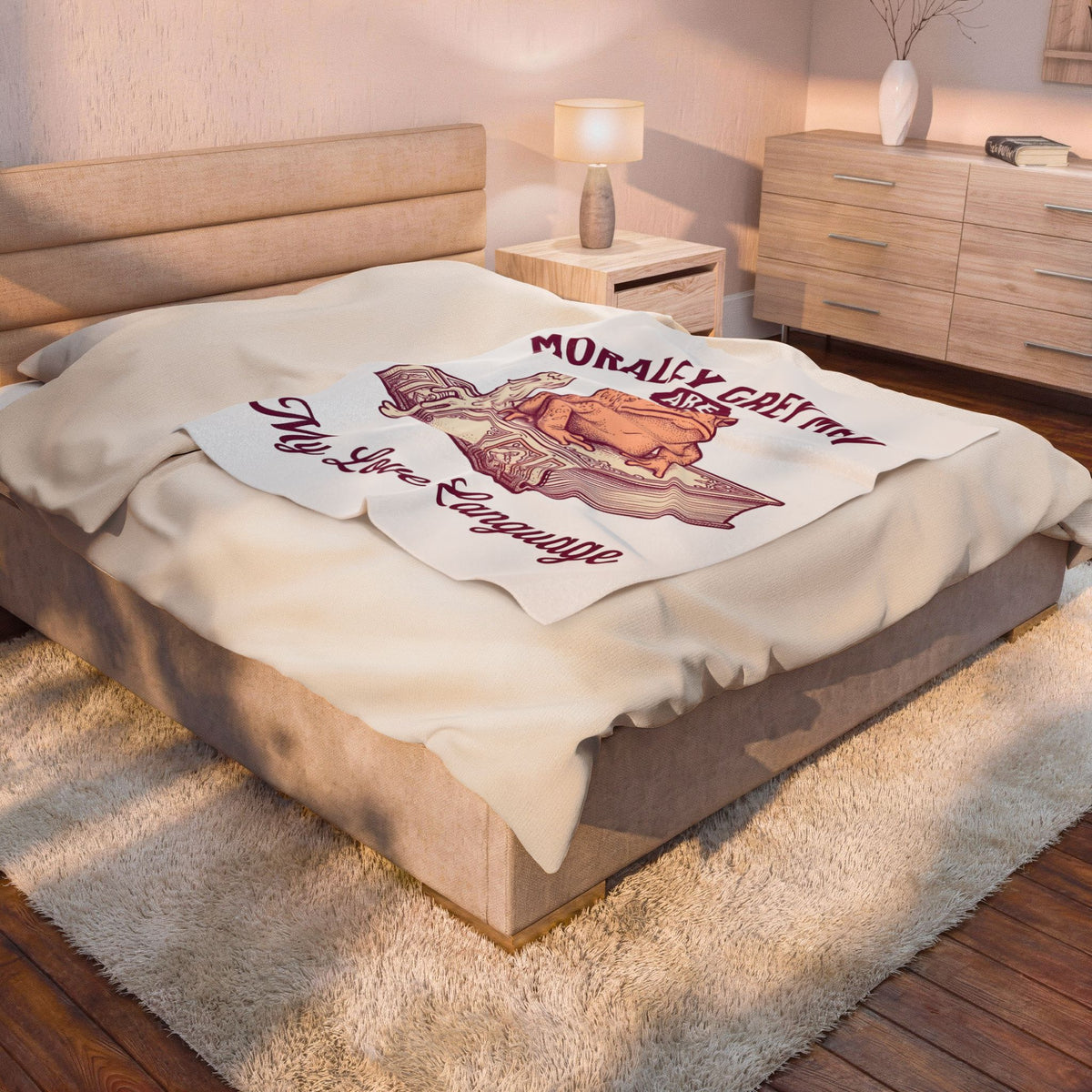 Amphibian Diary Blanket Toad Myth Gift Women Rustic Blanket Frog Blanket Toad Fan Primitive Blanket Legend Graphic Outline Flame Blanket