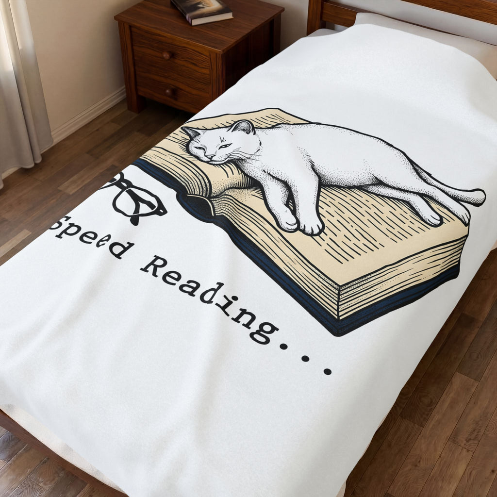 Kitten Read Blanket Cat Reader Gift Women Retro Blanket Kitten Blanket Cat Fan Vintage Blanket Bookworm Graphic Sketch Spectacles Blanket