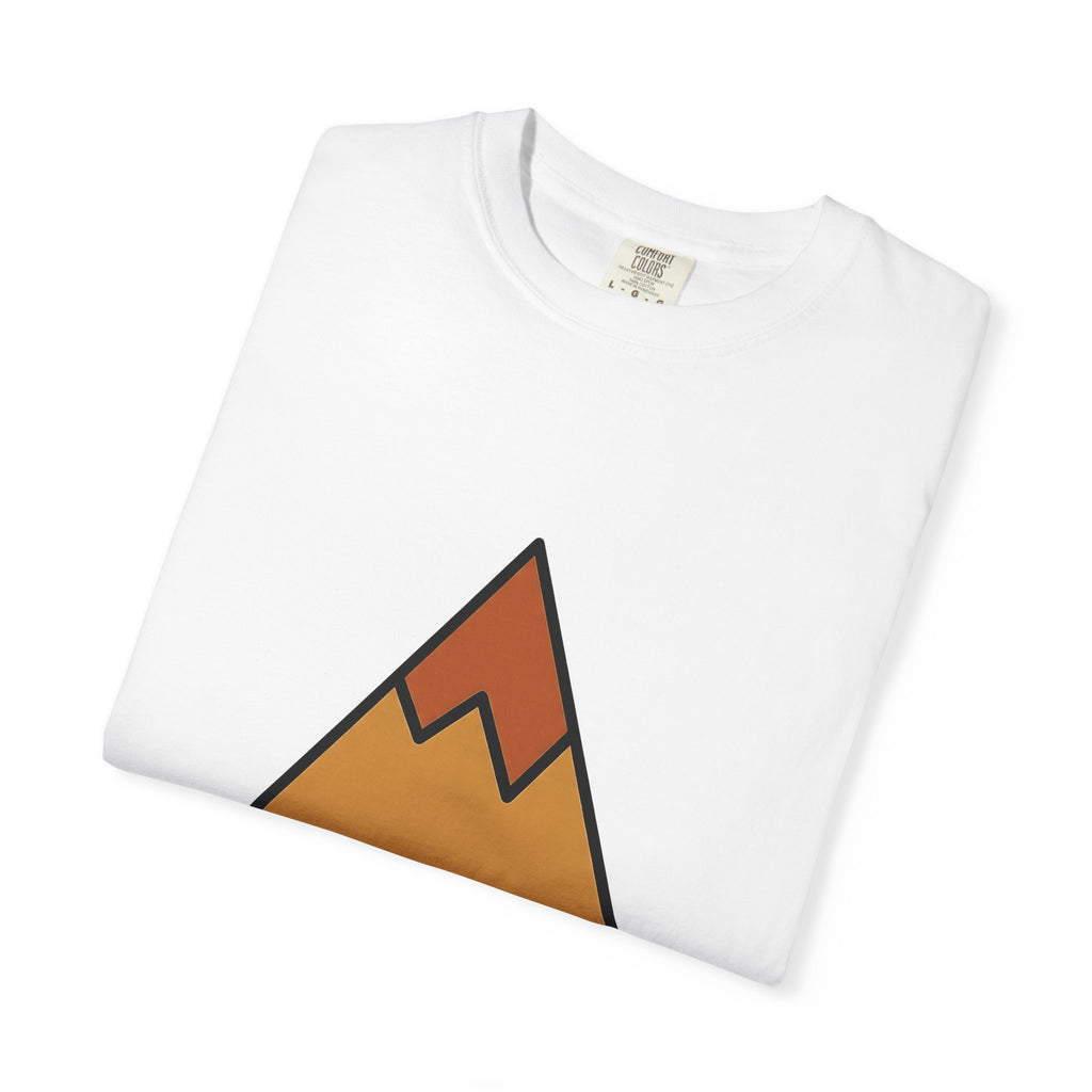 Mountain Nature Outdoors Gift Minimalist Peak Wilderness Enthusiast Simple Adventure T-Shirt
