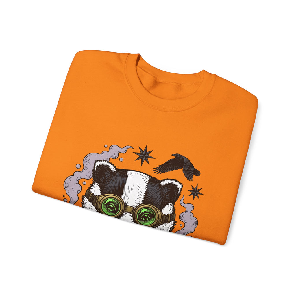 Badger Eyewear Halloween Creatures Gift Mysterious Glasses Horror Fan Spectacles Creature Classic Sweatshirt