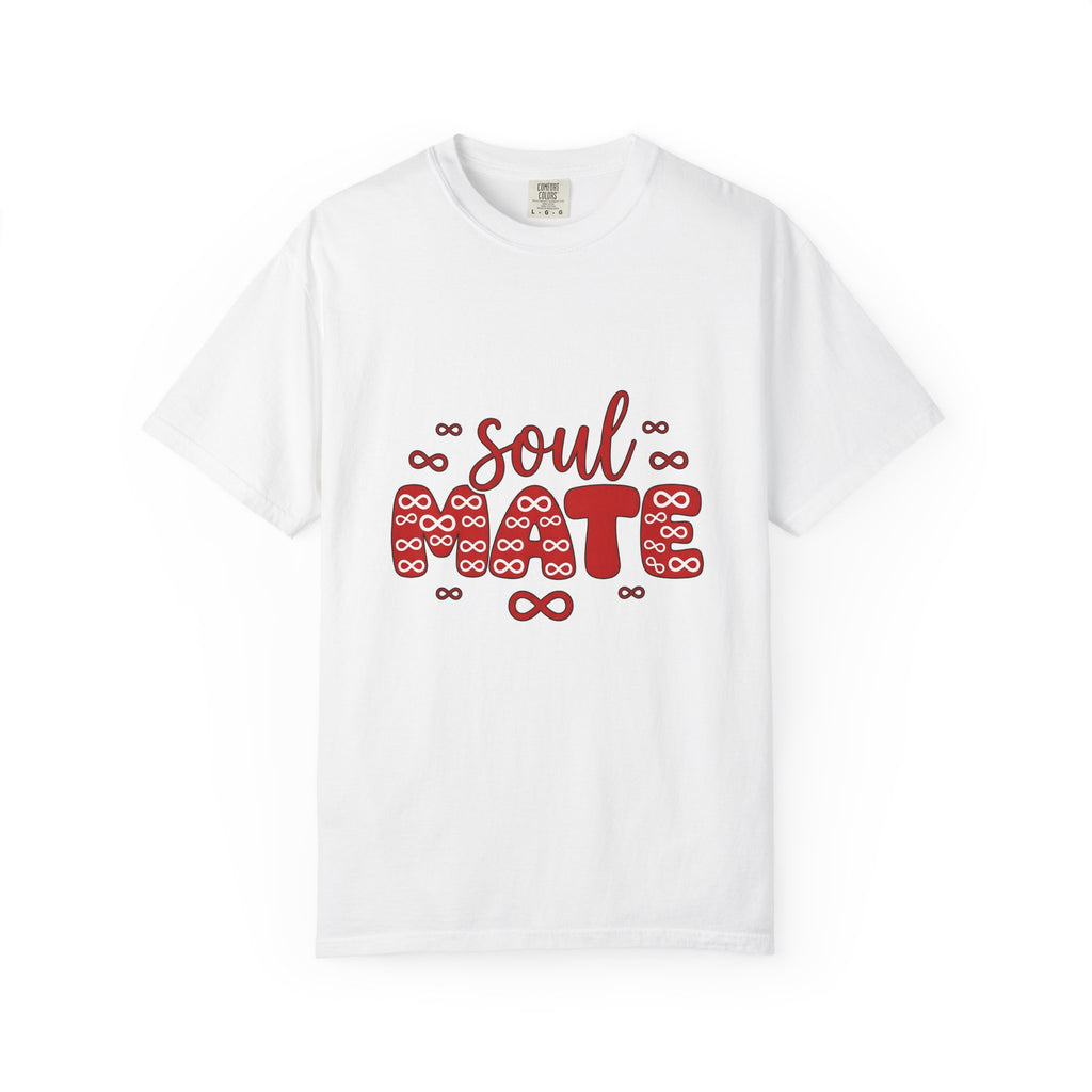 Soulmate Phrase T-Shirt St. Valentine's Day Pairs Gift Women Cute T-Shirt Soulmate T-Shirt Valentine Fan Adorable T-Shirt Couples Graphic Clean