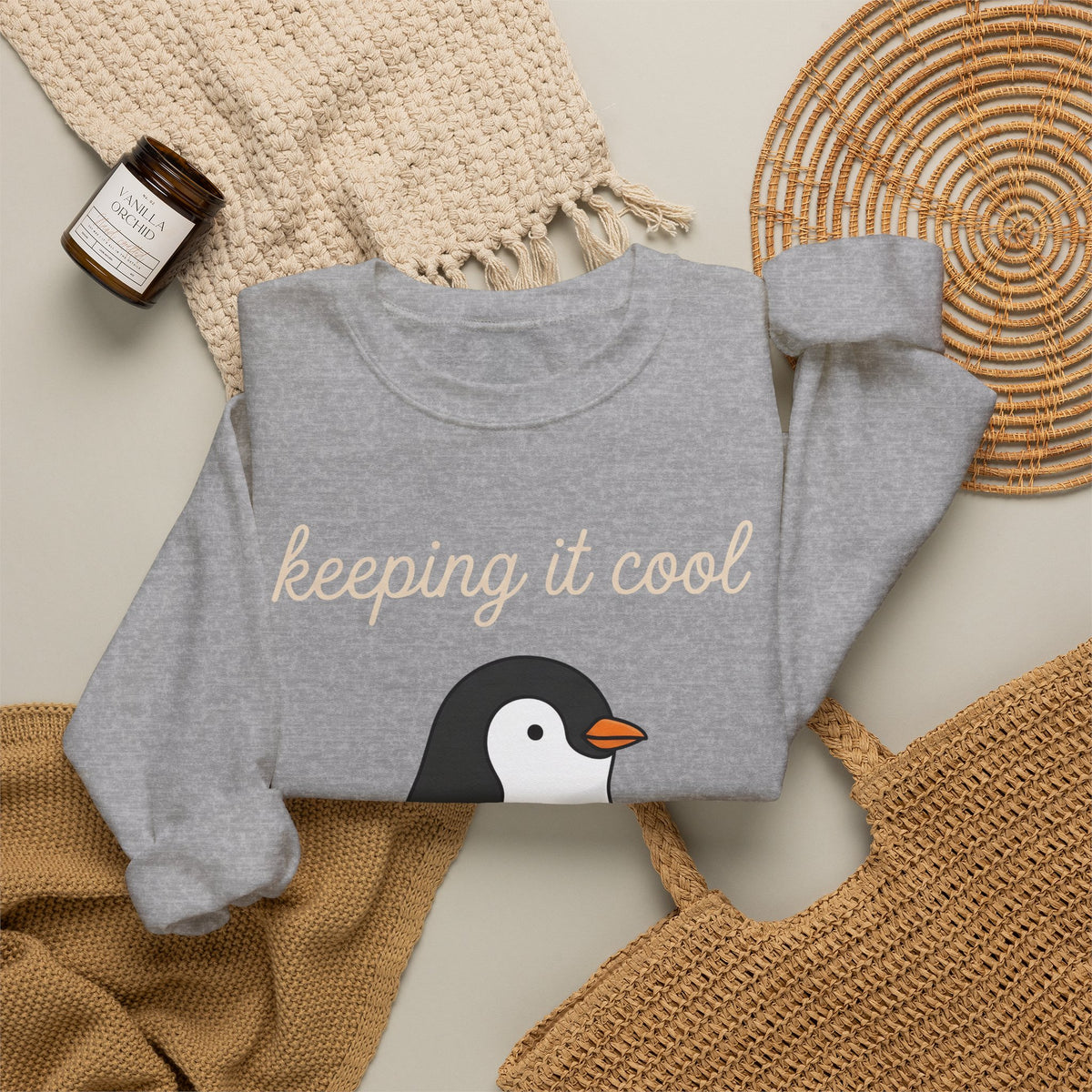 Penguin Nurse Sweatshirt Nurse Wildlife Gift Women Comic Sweatshirt Penguin Sweatshirt Nursing Enthusiast Cartoon Sweatshirt Wildlife Graphic Simple