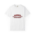 Western Lettering T-Shirt Cowgirl Country Gift Women Heavy T-Shirt Typography T-Shirt Cowboy Fan Vintage T-Shirt Rural Graphic Antique Star Badge