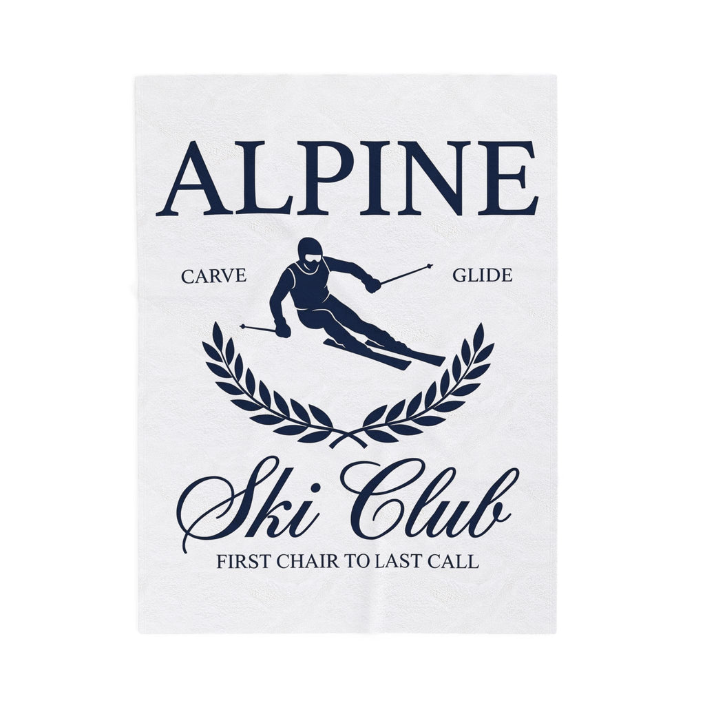 Ski Vector Blanket Skiing Frost Gift Women Line Art Blanket Ski Graphic Blanket Snowboarder Enthusiast Illustration Blanket Frosty Graphic Basic