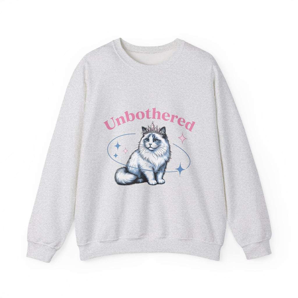 Crowned Cat Sweatshirt Cat Princess Gift Women Trending Sweatshirt Kitty Sweatshirt Cat Fan Feline Sweatshirt Royal Graphic Vintage Sparkle Sweatshirt