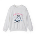 Crowned Cat Sweatshirt Cat Princess Gift Women Trending Sweatshirt Kitty Sweatshirt Cat Fan Feline Sweatshirt Royal Graphic Vintage Sparkle Sweatshirt