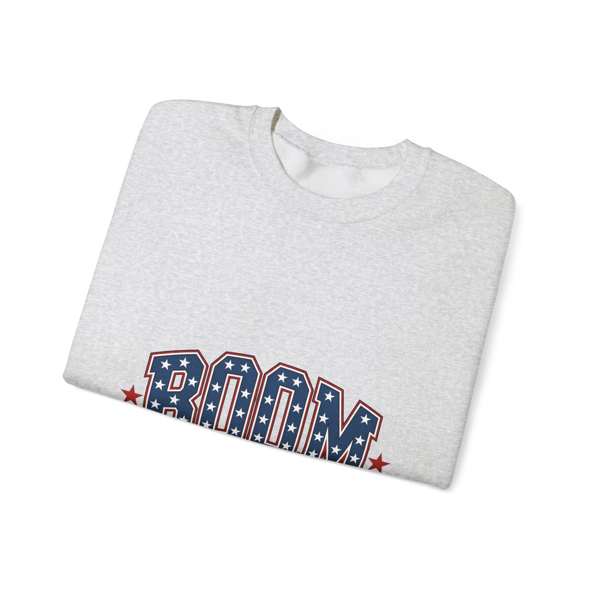 Star Pattern Text Sweatshirt 4th Of July Patriotic Gift Women Bold Sweatshirt Typography Sweatshirt Independence Fan Vintage Sweatshirt American Graphic Retro