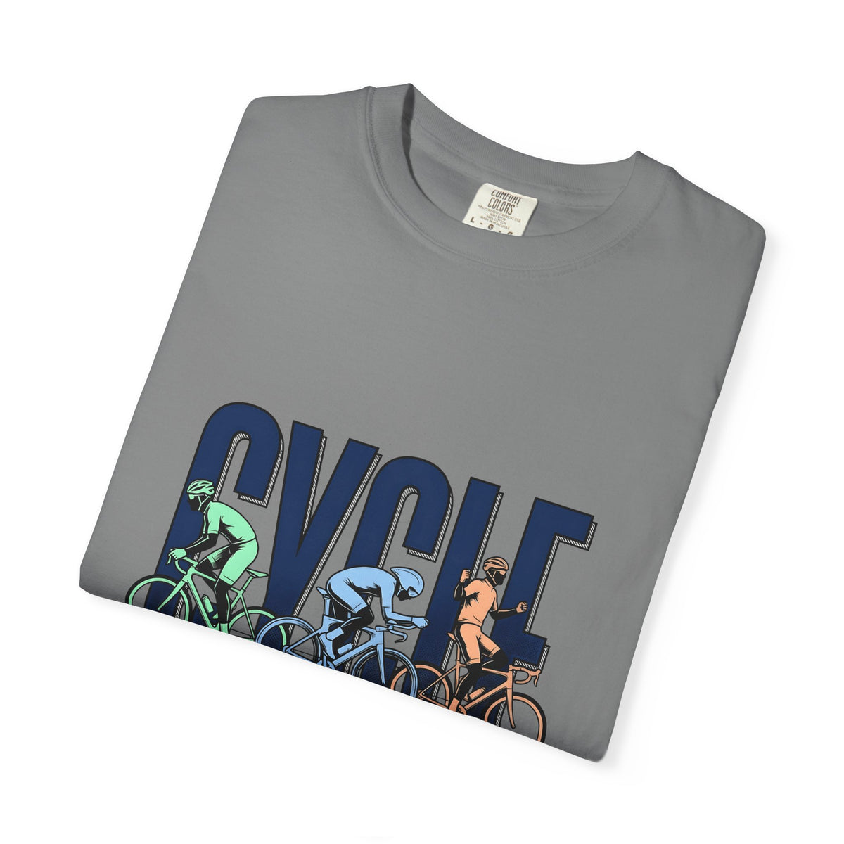 Cyclist Cycling Fitness Gift Bold Biker Cyclist Enthusiast Workout Retro Race T-Shirt